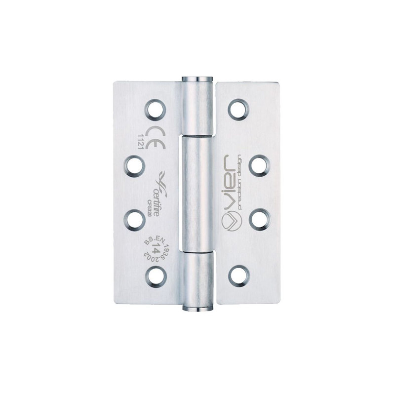 10.2cm H x 7.6cm W Invisible/Concealed Pair Door Hinges, Satin Stainless
