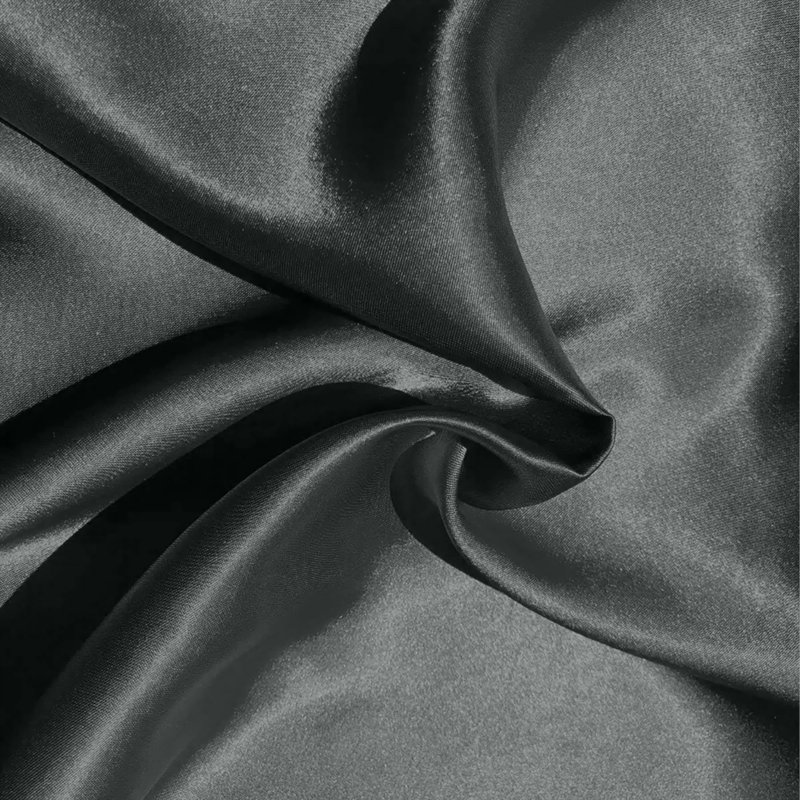 Satin Standard Pillowcase - Set of 2, Charcoal