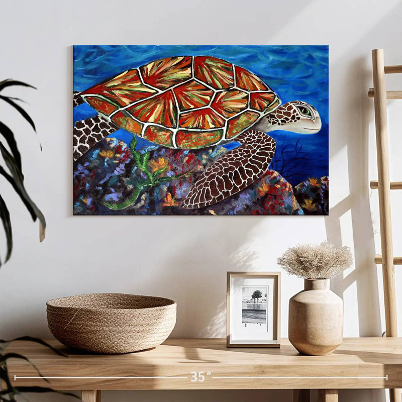 Tortue de mer Brampt Splashy, H 16 po x l 24 po