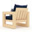 Sehrish Patio Chair With Sunbrella Cushion Covers-832294077
