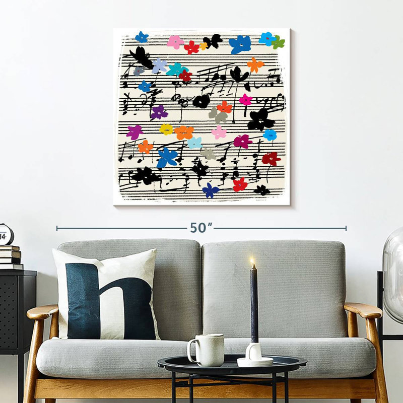Abarca Music Notes, 30" H x 30" W