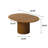 Round Extendable Wood Dining Table