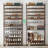 12 Tier Metal Shoe Rack, with Adjustable Flat or Angled Shelves, Set of 2, 6-Tier Stackable Shelf-913202061