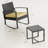 Ferlin 2-Person Outdoor Set – Wicker/Metal/Wood, Waterproof Cushions & UV-Resistant Frame-2017522846