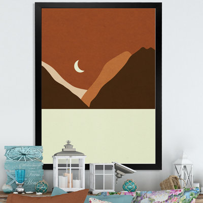 " Abstract Mininalism Moon Landscape "