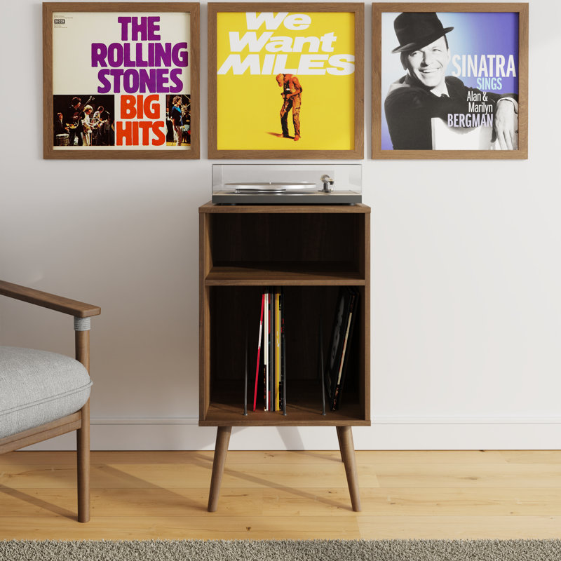 Dowe 80 cm H Multimedia Storage, Walnut