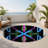 Luminal Orbit Indoor And Outdoor Area Rug-946663116