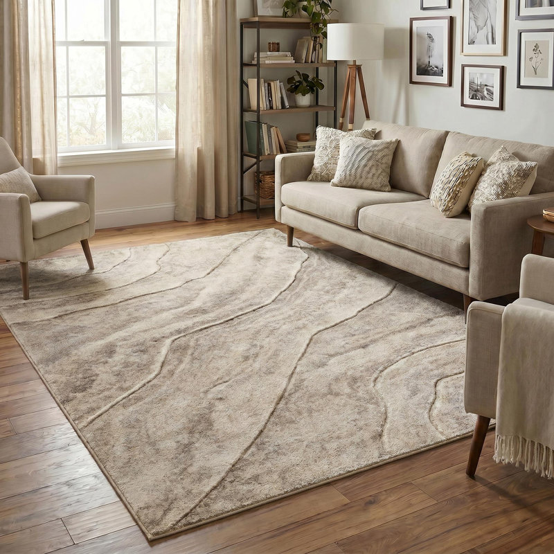 Caylyn Area Rug, BEIGE, 60 x 220 cm (Runner)