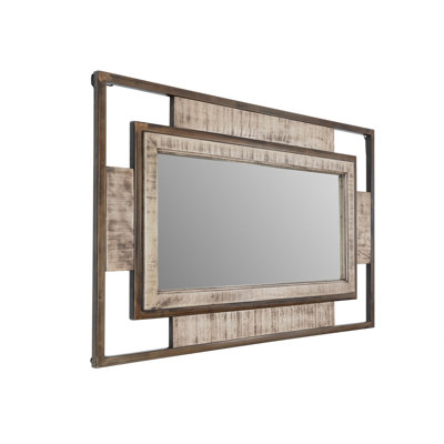 Heavy Industry Wood Wall Mirror