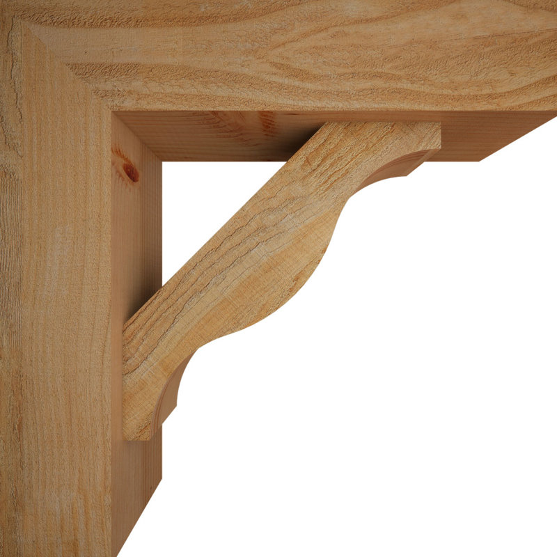 Support Funston Block avec support décalé, 20 po x 20 po, Sapin Douglas de l 6 po (scié brut)