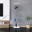 Vitrine à une porte avec 4 tablettes
