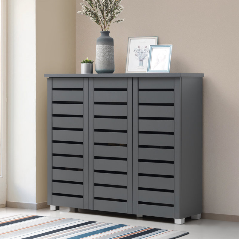 Ain Shoe Storage Cabinet, Dark Grey