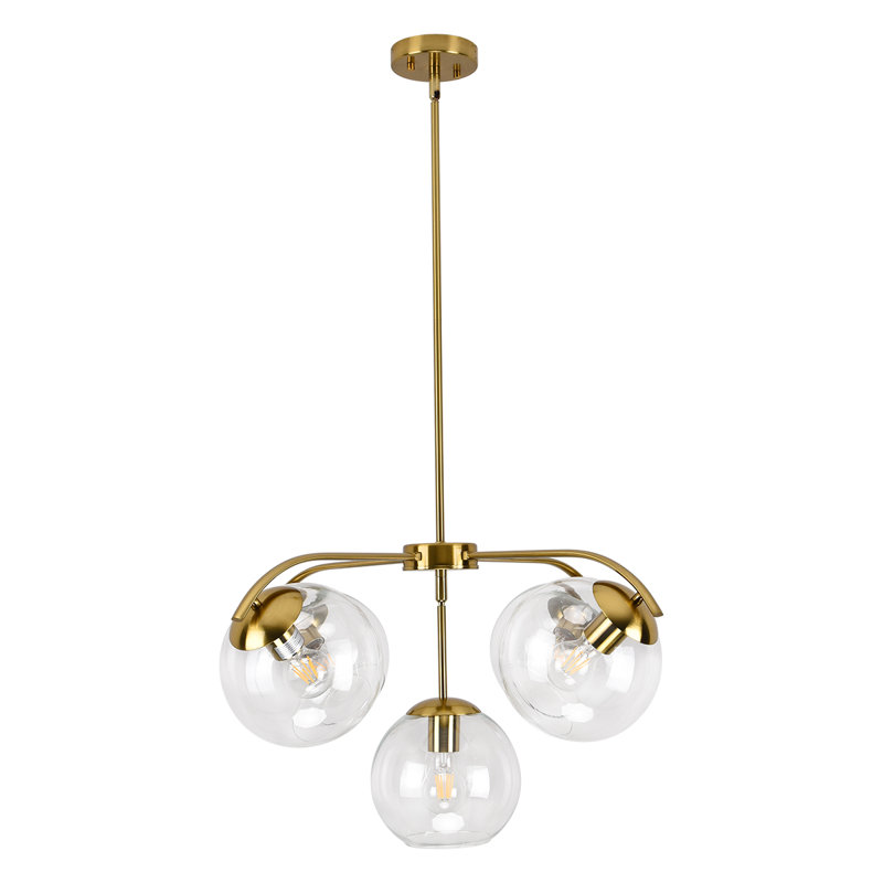 5-Light Modern Mid-Century Sputnik Chandelier