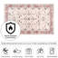 Tapis floral lavable doux à la mode pour décoration de dortoir-443611848