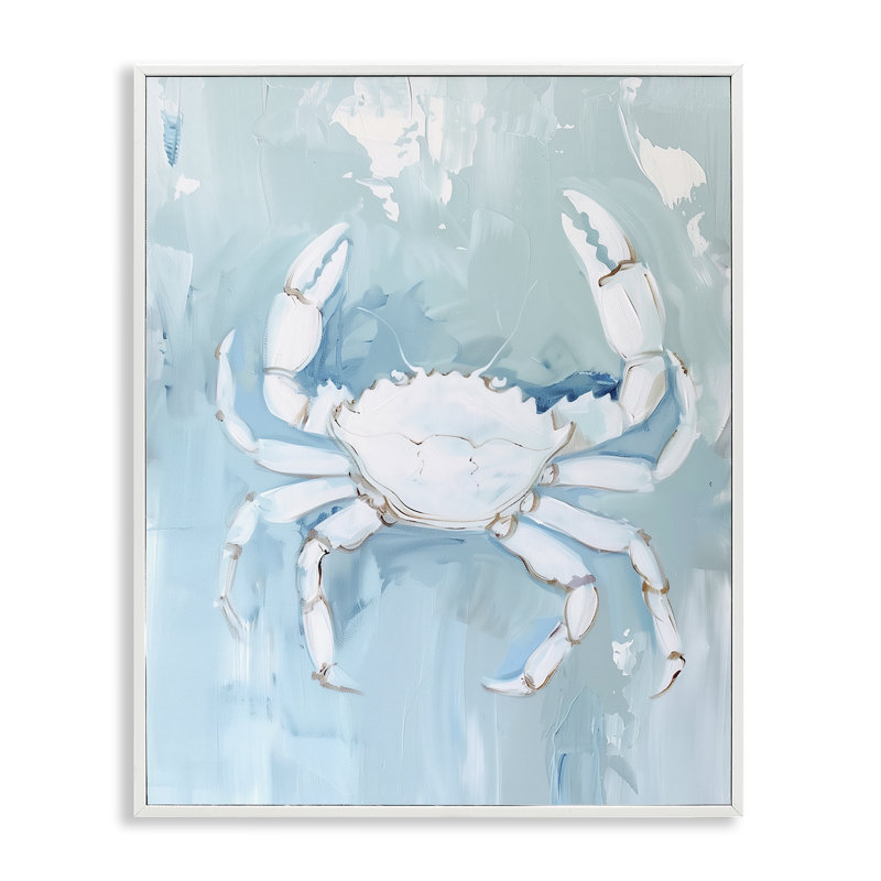  Giclée côtière par Arlington Prints, H 14 po x l 11 po, Estampe numérique encadrée blanc bord de mer