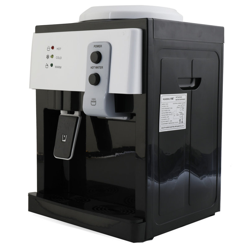 Electric Water Dispenser, Black/White