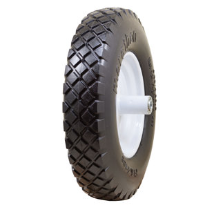16" Knobby Flat Free Wheelbarrow Tire