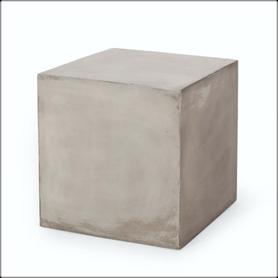 Outdoor MGO Square Side Table – Light Grey – Industrial Style