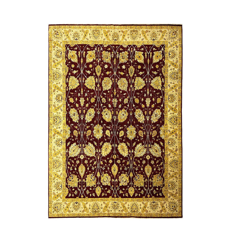 Tapis rectangulaire en laine 12 pi x 15 pi