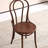 Vintage walnut dining table set-106798626