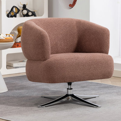 Canapé pivotant Cuddle-Style, convenant aux balcons, aux bureaux et aux salons, rouge