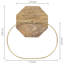 Bathroom Mango Wood Hand Towel Ring