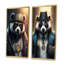 «Panda Gangster In NYC», 2 pièces sur toile-98275389-98275386