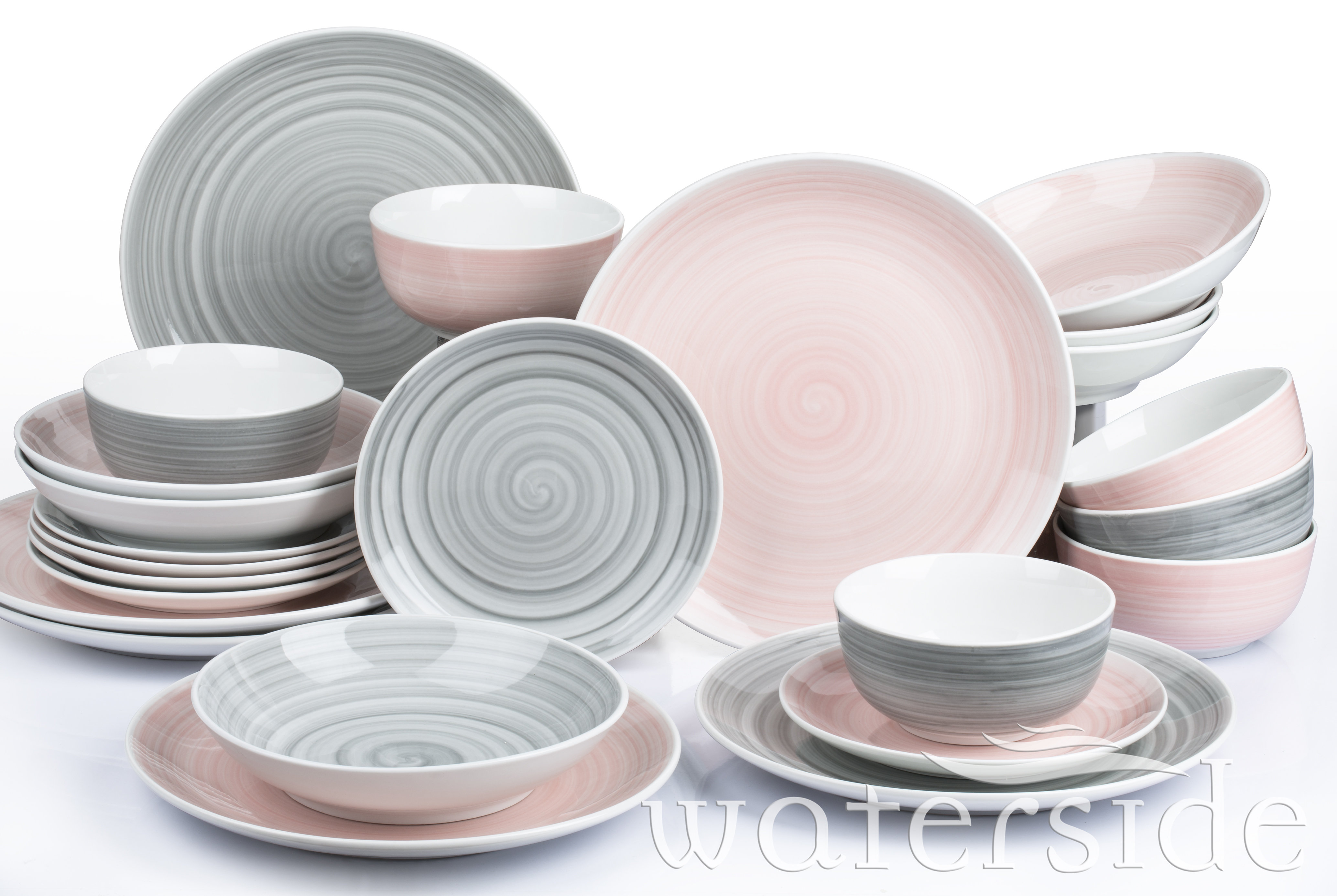 Waterside 24 Piece Dinnerware Set, Service for Reviews