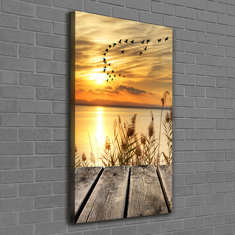 Sunset - Wrapped Canvas Print