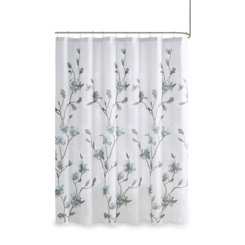 Rideau de douche Magnolia, Aigue-marine