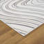 Tapis moderne à motif abstrait tourbillonnant-118392757