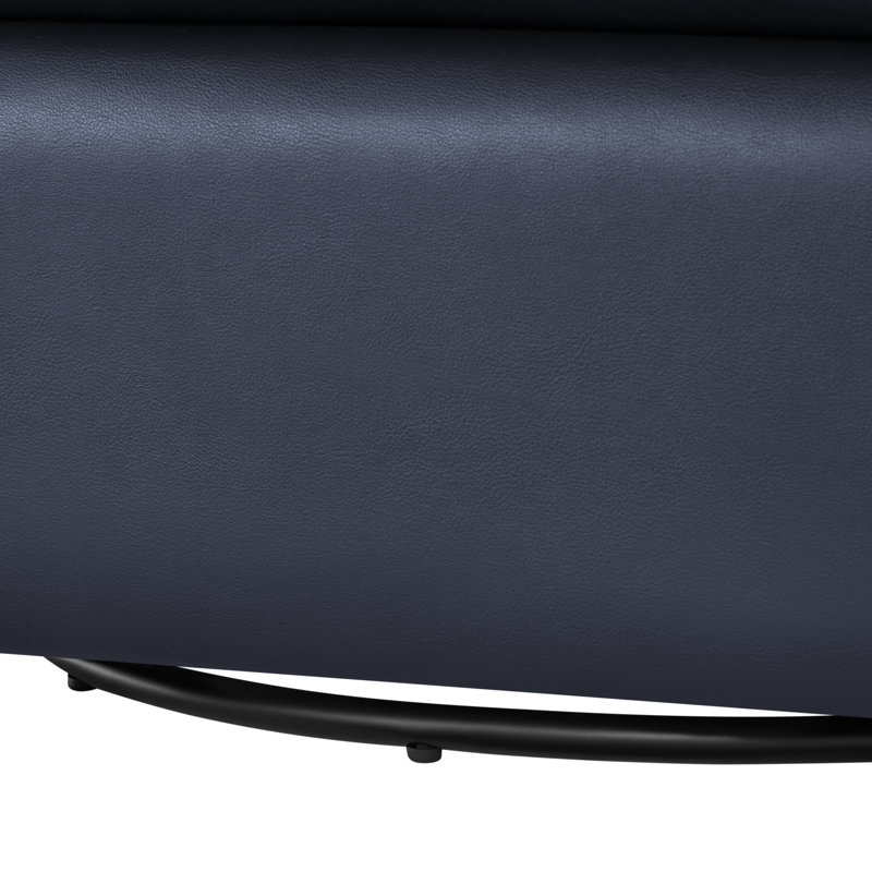Fauteuil demi-tonneau Sutton, Bleu minuit