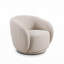 Fauteuil demi-tonneau rembourré Boucle-1232013785