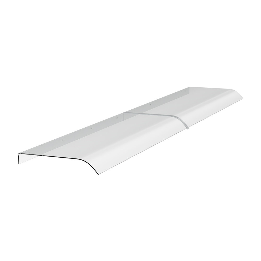 Dakota Fields 200cm W x 33cm D Plastic Cover Retractable Door / Window Awning
