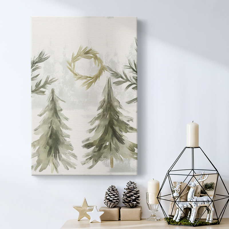 Art des Fêtes de Noël - Toile tendue avec châssis CCGLXIX, H 18 po x l 12 po
