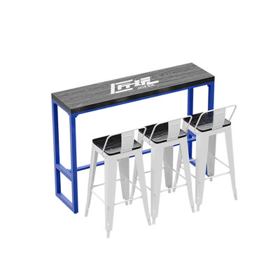 Ensemble de table haute et de chaises style industriel L 15,8 po