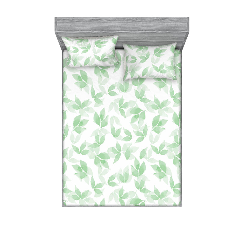 Drap-housse et taie décorative Ambesonne, Ensemble de draps très grand californien avec 2 t