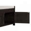 Banc de rangement avec 3 portes en forme de volet, banc à chaussures avec coussin amovible et espace de rangement caché-1302705804