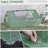 Outsunny 71" x 55" x 32" Mini Tunnel Greenhouse, Garden Planting Shed, Outdoor Flower Planter Warm House with Zipper Windows and Door, Green