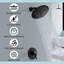Système de douche complet avec valve brute