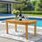 Patio Light Brown Wood Table-1910462852