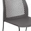 Chaises de vestibule empilables en plastique avec dossier en nid d'abeille Oliverson-1496206833-1496206838-1541484609