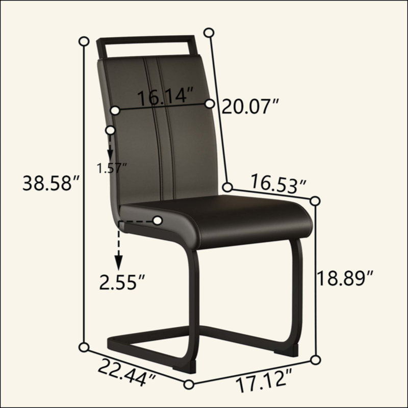 Table de salle à manger circulaire, table de salle à manger tulipe, table de salle à manger pour 2 à 4 personnes, plateau et base en panneau de fibres à densité moyenne et ensemble de 2 chaises en métal
