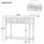 Console de style traditionnel avec deux tiroirs-61428460
