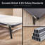 Jay-Be Compact Folding Guest Bed with e-Fibre Mattress - No Assembly Required-108892046