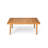 69" Acacia Wood Outdoor Dining Table with Slatted Top, 300 lbs Weight Capacity-473480105