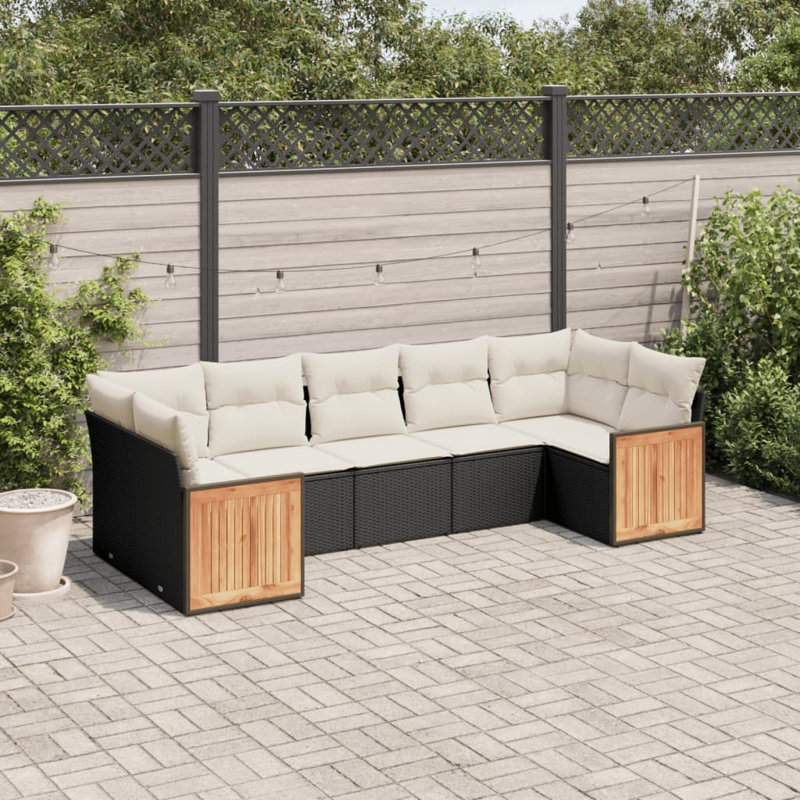 Ensemble de canapé de jardin Vidaxl gris, Gray Cushion/Gray Frame