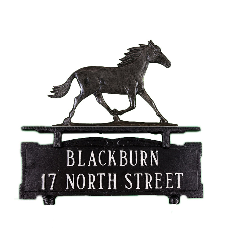 Metal Mailbox Sign, Yes, Swedish Iron