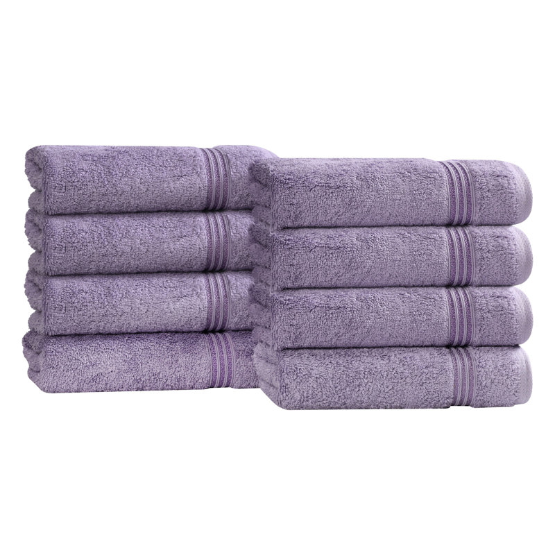 Oleg Heritage Egyptian Cotton Soft Absorbent Luxury Hand Towel, Royal Purple