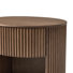 Ensemble de 2 tables de bout rondes cannelées avec rangement Kaybri